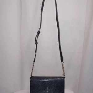 Karl Lagerfeld Faux Snakeskin Crossbody